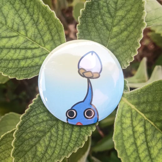 Botton de Pikmin - azul 🌿