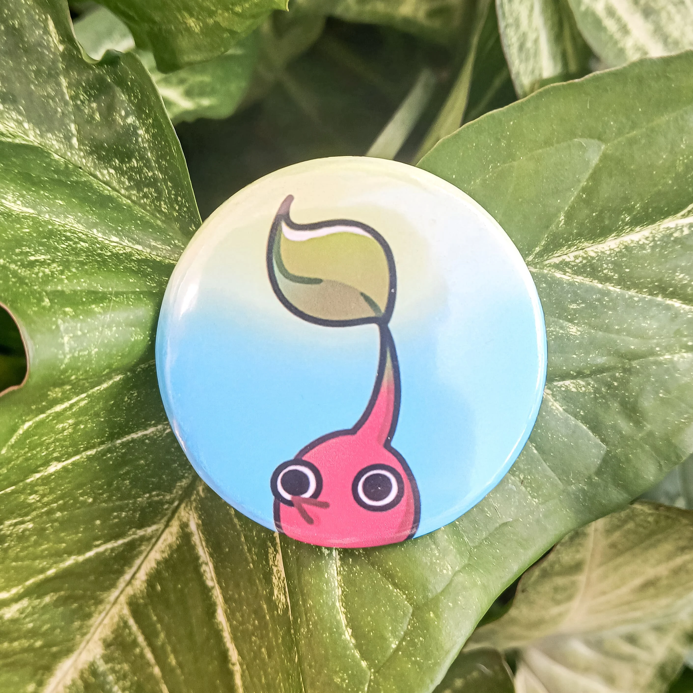 Botton de Pikmin - vermelho 🌿