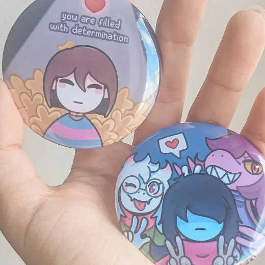 Bottons de Undertale e Deltarune