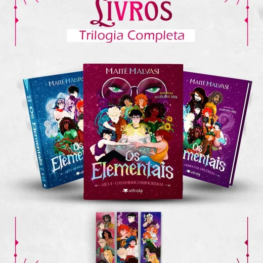 Livros Os Elementais Trilogia Completa
