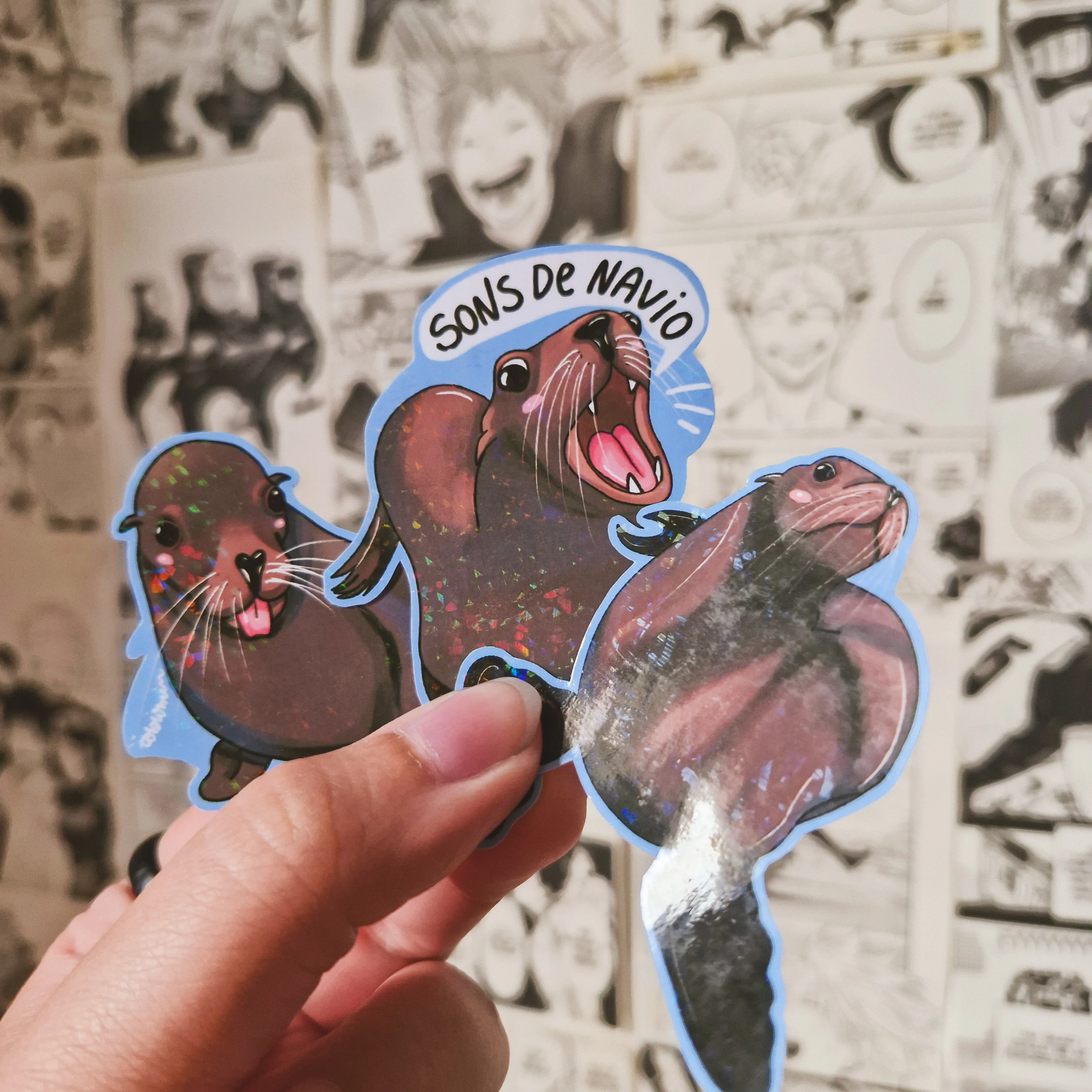 Leão Marinho Stickers