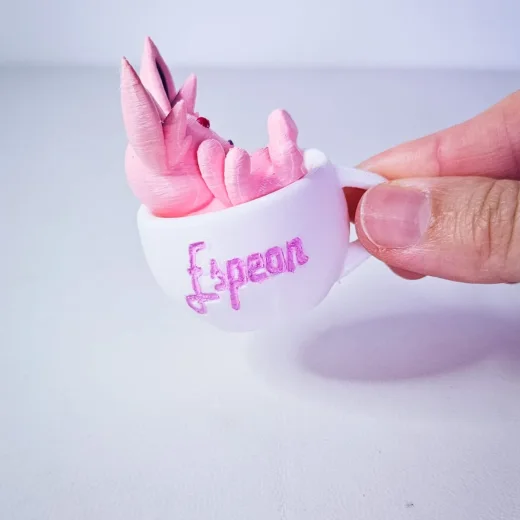 Espeon na Xícara Dormindo
