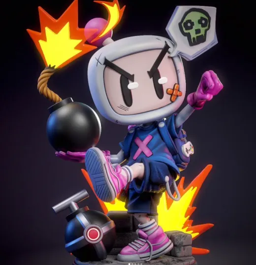 Figure Bomber Man